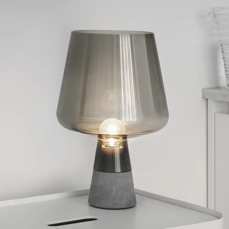 Glass Bed - Nordic Creative Simple Cement Table Lamp