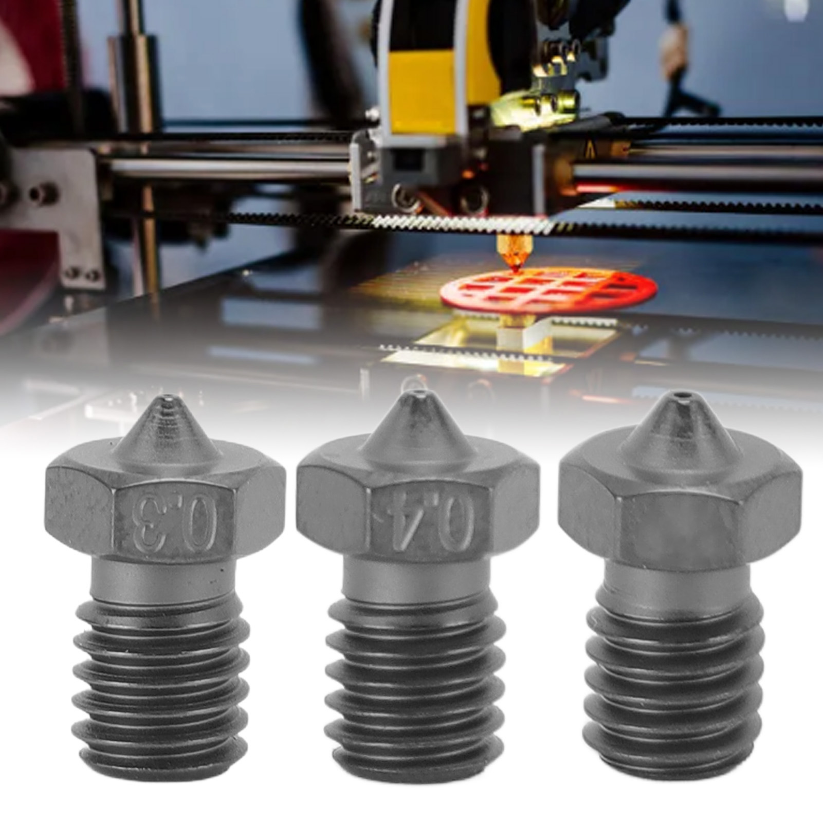 3D Printers Nozzle V6 Extruder - огляд і ціна Nozzle Tungsten