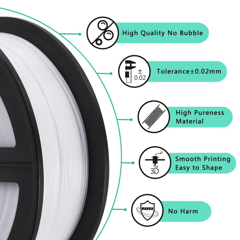 SUNLU 10KG 3D Filament PETG Fi - огляд і ціна Filament 1.75