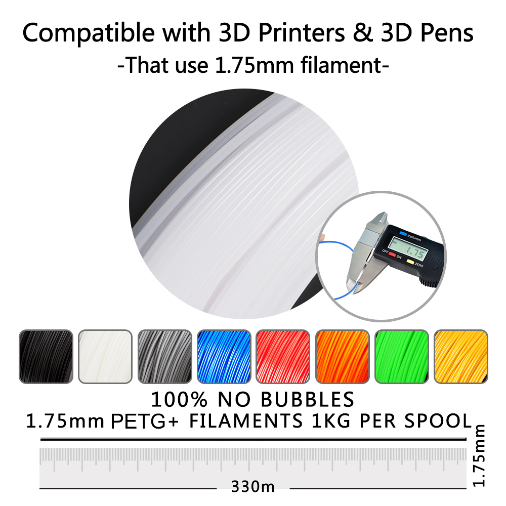 SUNLU 10KG 3D Filament PETG Fi - огляд і ціна Filament 1.75