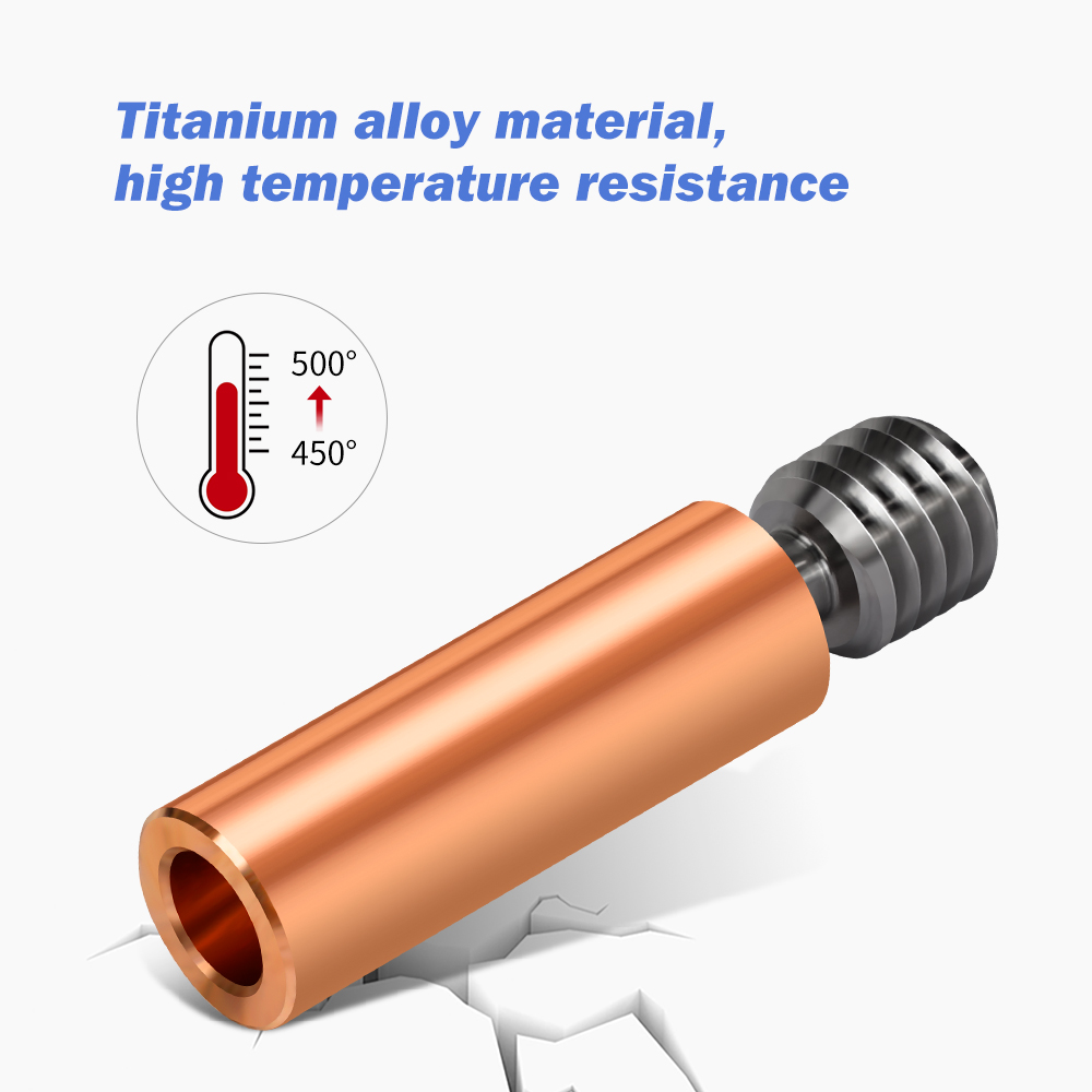 Bimetal CR10 Heatbreak Titaniu - огляд і ціна Btt Skr Mini