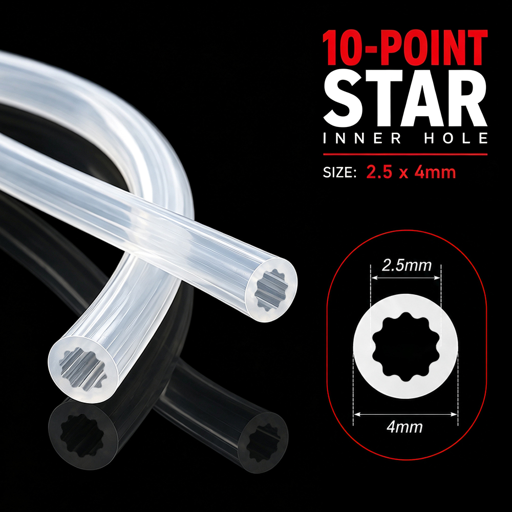 Star Shaped PTFE Tube Multicol - огляд і ціна Bowden Tube