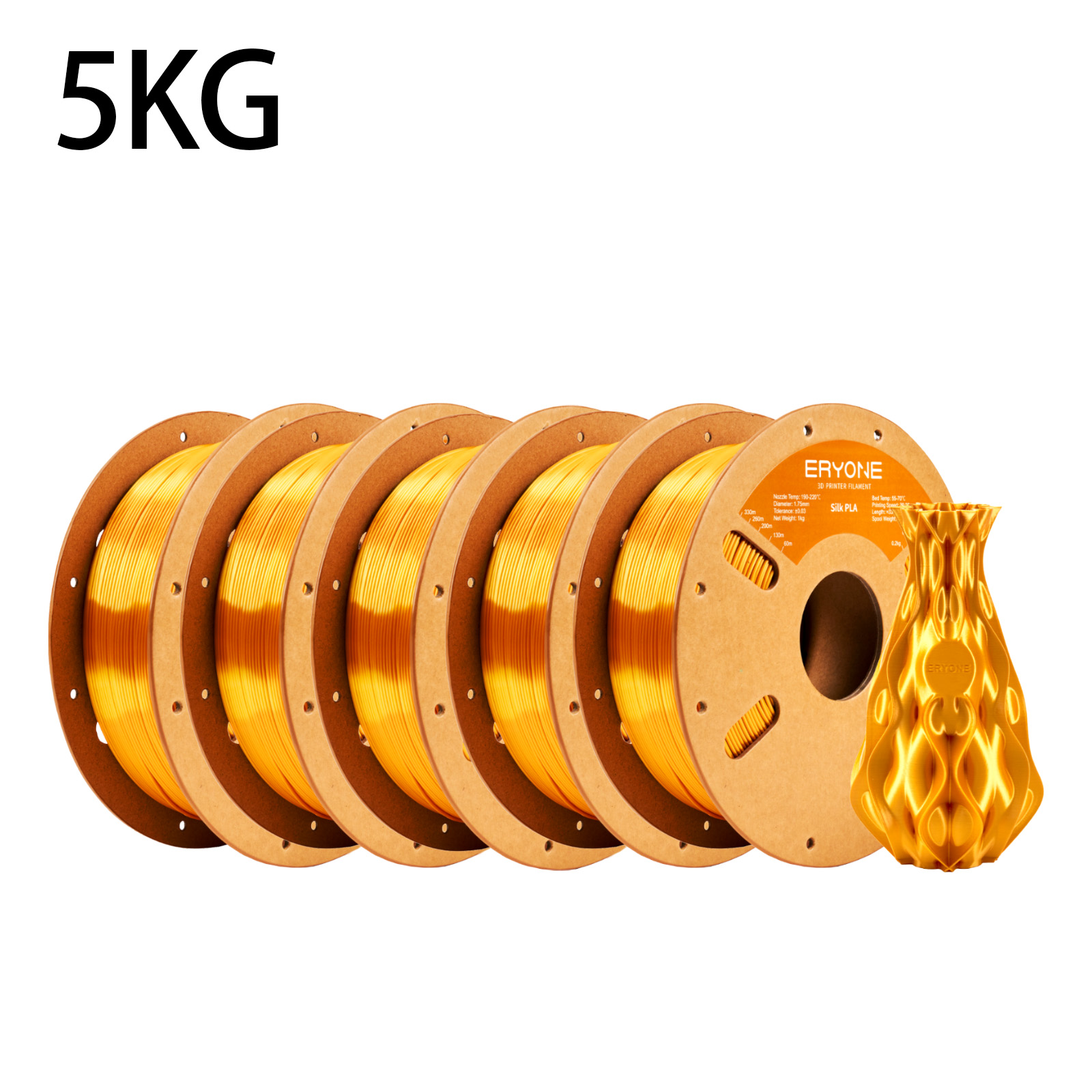 ERYONE 5kg Silk PLA Filament f - огляд і ціна Filament 1.75