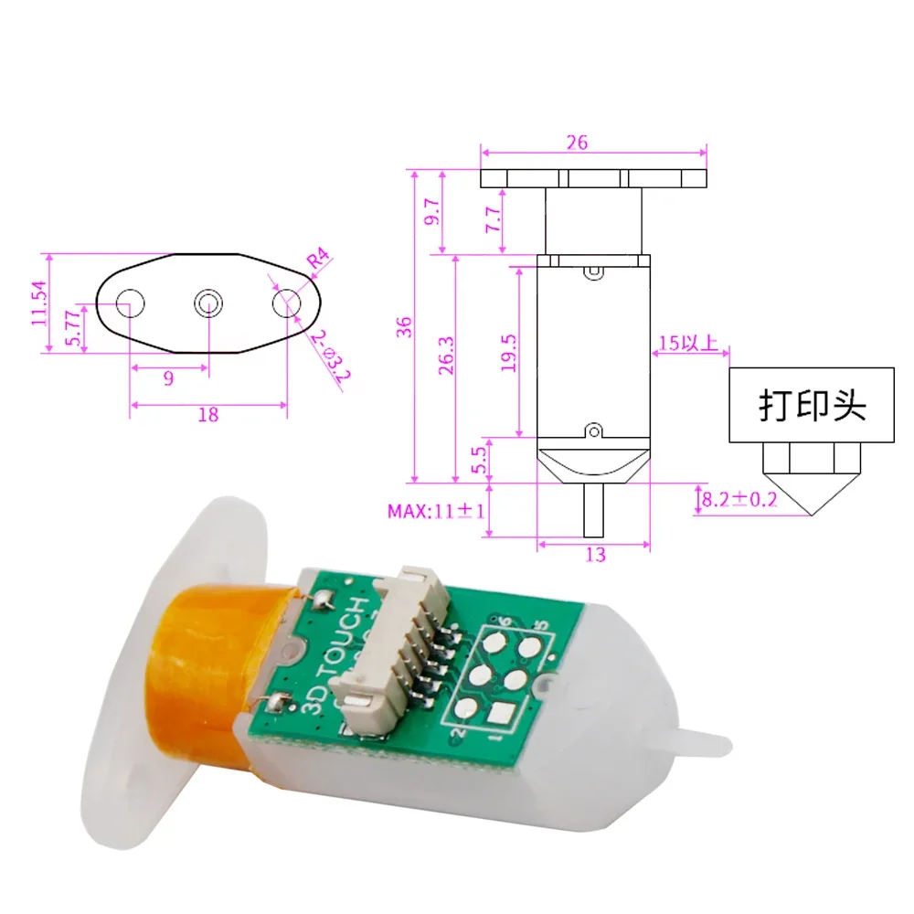 Automatic Bed Leveling Sensor  - огляд і ціна Cr Touch