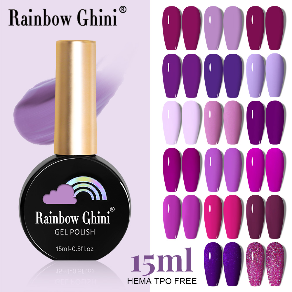 RG 15ml 17 Colors Purple Serie - огляд і ціна Uv Resin