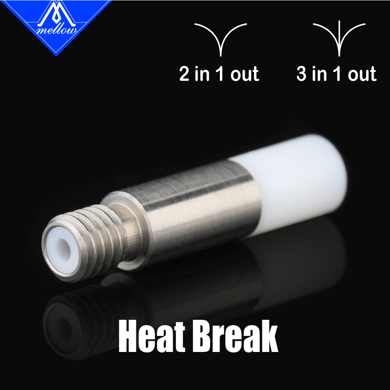 3D Printer Parts PTFE Tube 2 I - огляд і ціна Nozzle Tungsten