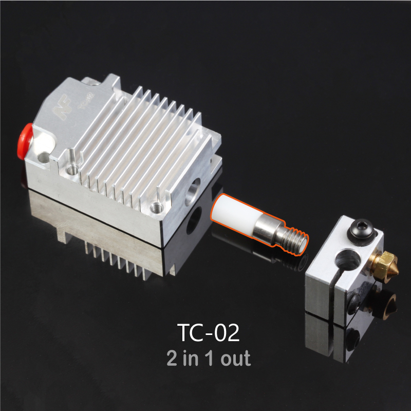3D Printer Parts PTFE Tube 2 I - огляд і ціна Nozzle Tungsten