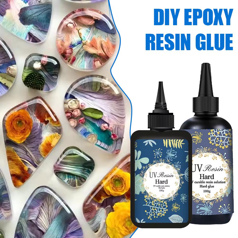1/2Pcs Crystal Clear Hard UV R - огляд і ціна Uv Resin