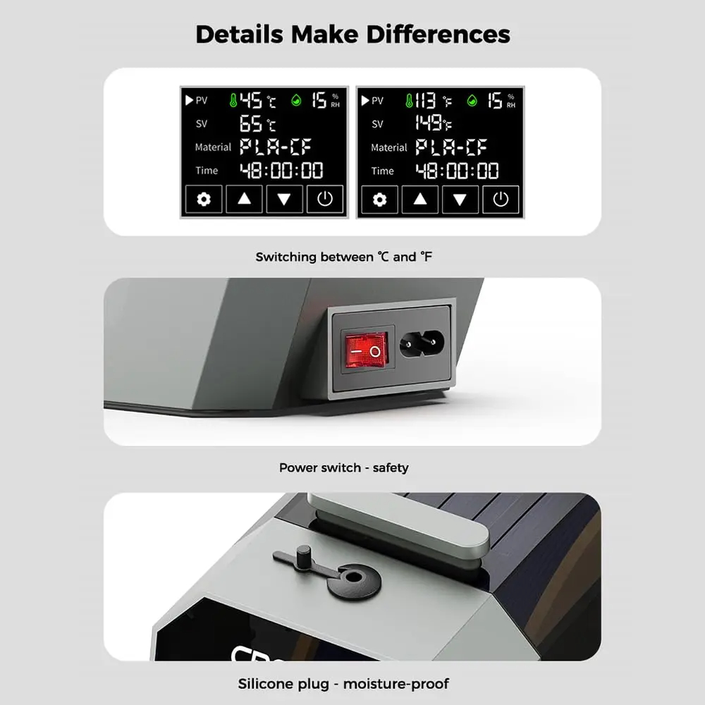 Creality Space Pi Filament Dry - огляд і ціна Enclosure 3D Printer