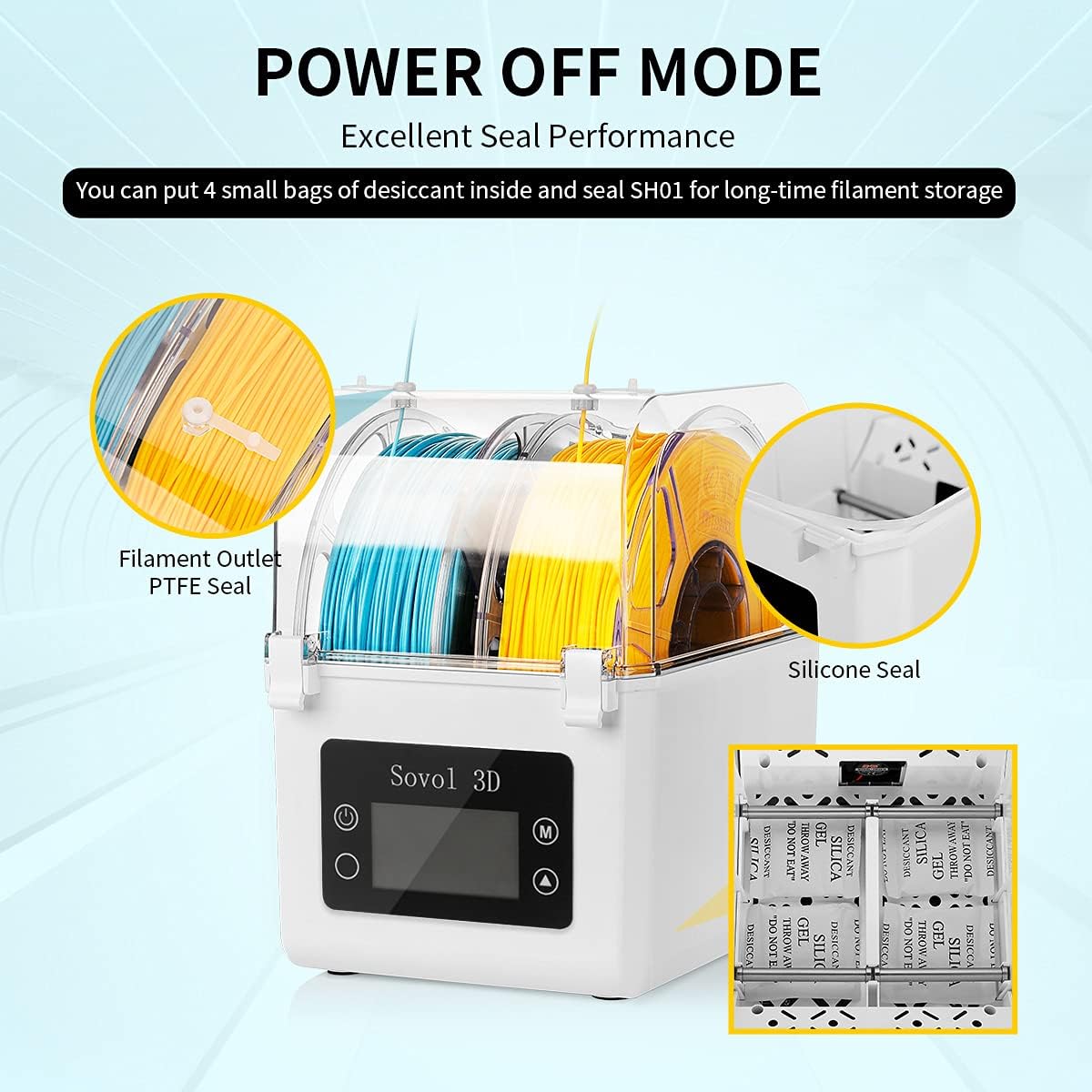 Sovol Filament Dryer 2023, SH0 - огляд і ціна Enclosure 3D Printer