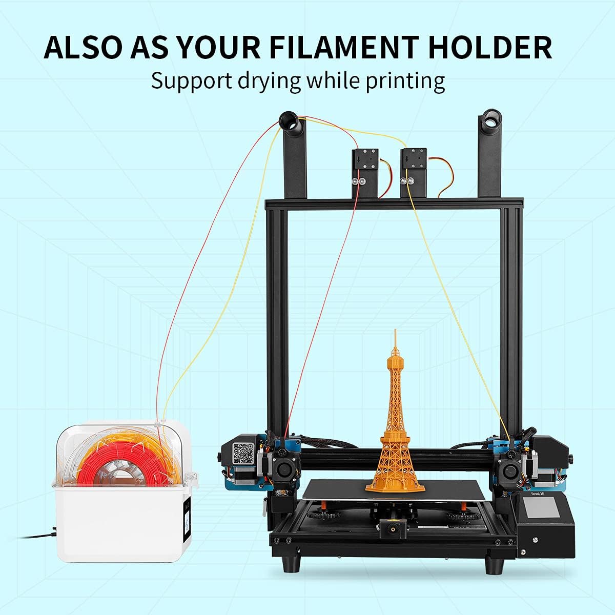 Sovol Filament Dryer 2023, SH0 - огляд і ціна Enclosure 3D Printer