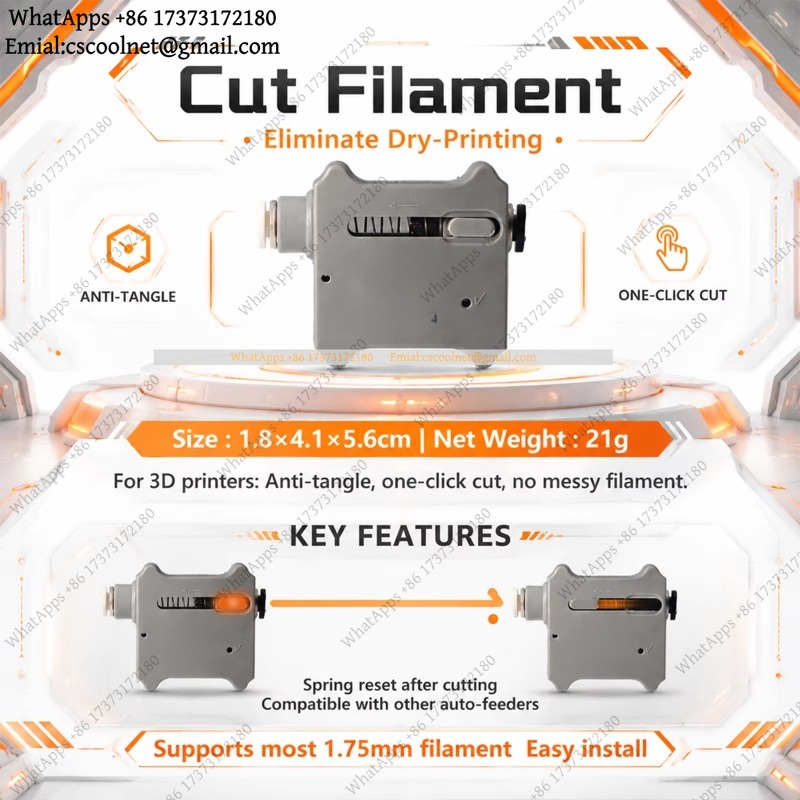 JS03 Automatic Filament Cutter - огляд і ціна Abs Filament