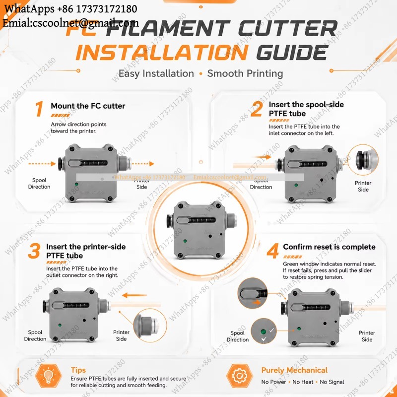 JS03 Automatic Filament Cutter - огляд і ціна Abs Filament