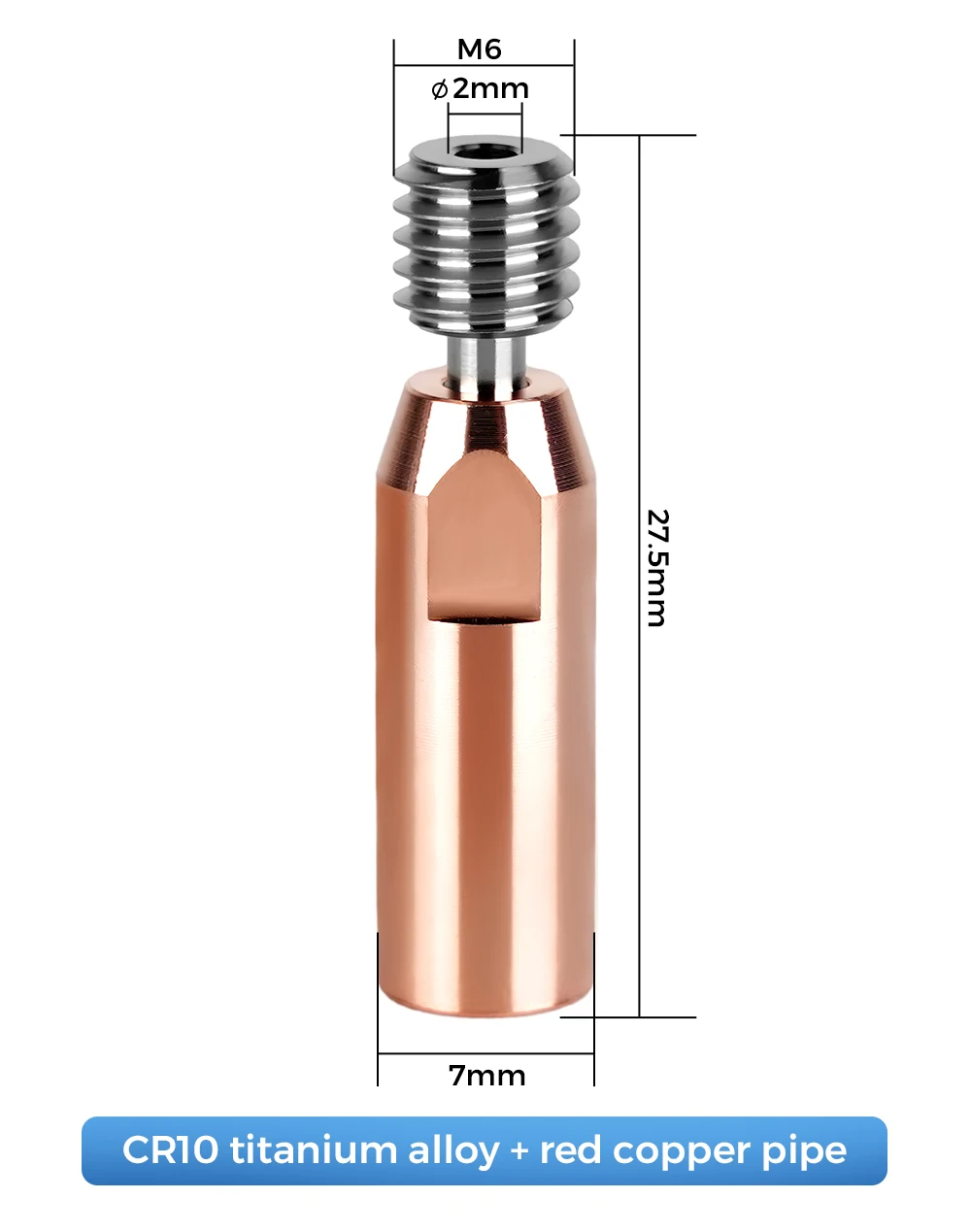 High Quality E3D V6 Throat V5  - огляд і ціна Bowden Tube
