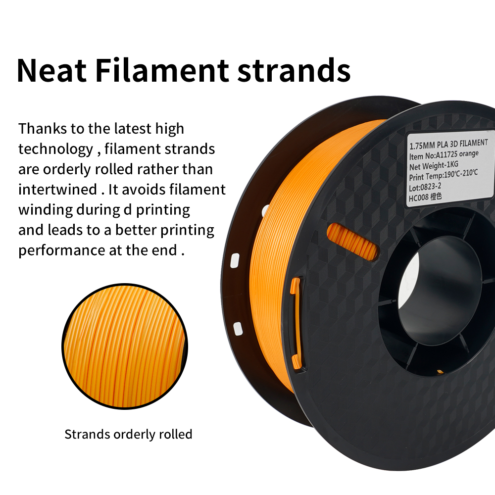 5KG Mix Colors PLA filament 1k - огляд і ціна Filament 1.75