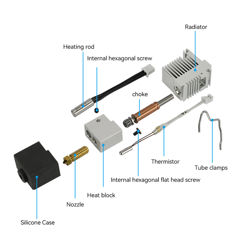 For Anycubic Kobra 3 Hotend ki - огляд і ціна Hotend 0.4Mm