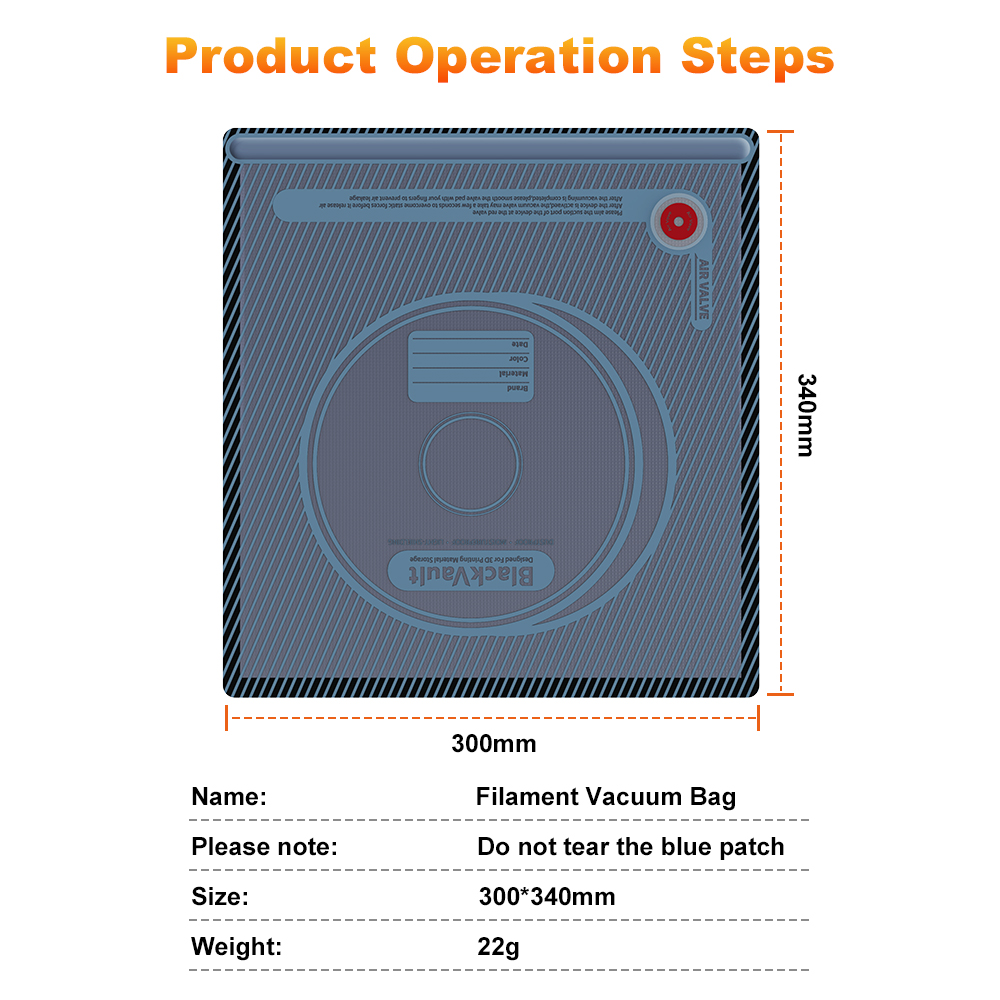 Vacuum Bag Dryer Safekeep Humi - огляд і ціна Abs Filament