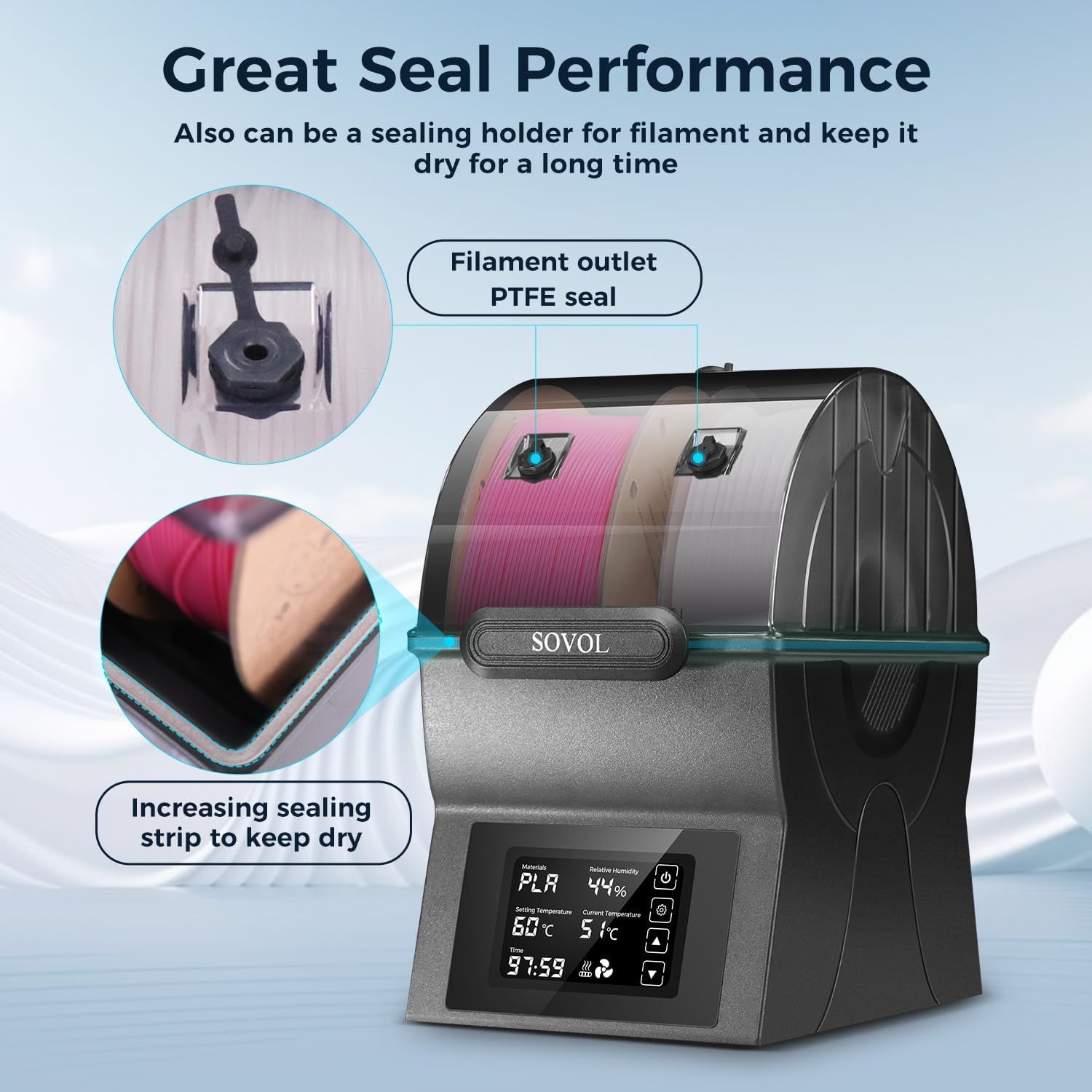 Sovol Filament Dryer SH02 Dry  - огляд і ціна Enclosure 3D Printer