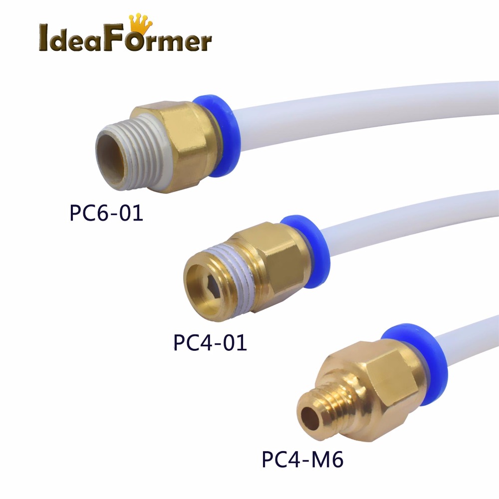 5pcs Quick Fitting PC4-01 PC6- - огляд і ціна Filament 1.75