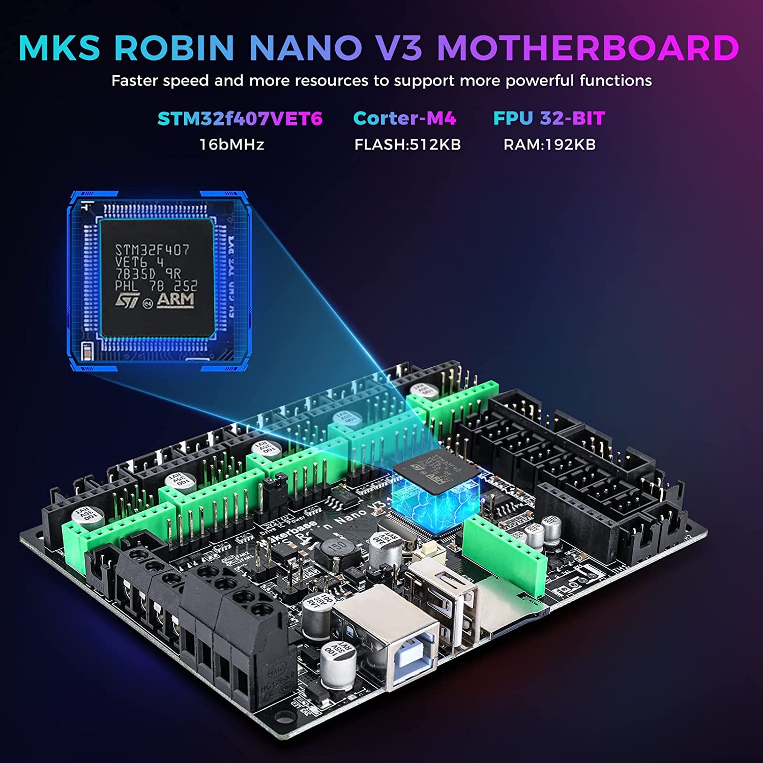 Makerbase MKS Robin Nano V3 32 - огляд і ціна Mks Sgen