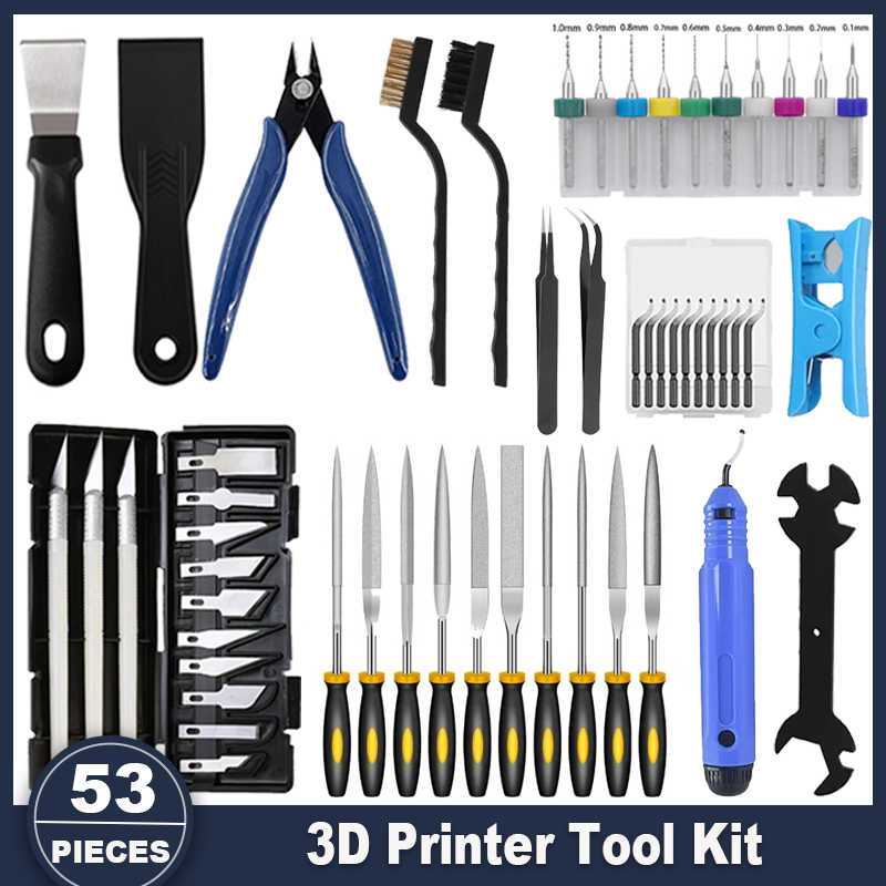 3D Printer Tools Kit, 53pcs 3D - огляд і ціна Fdm Printer