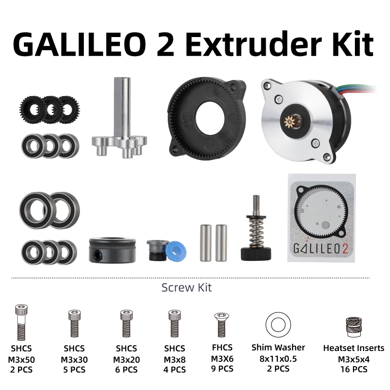 Mellow Galileo 2 Kits LDO (G2E - огляд і ціна Nozzle Tungsten