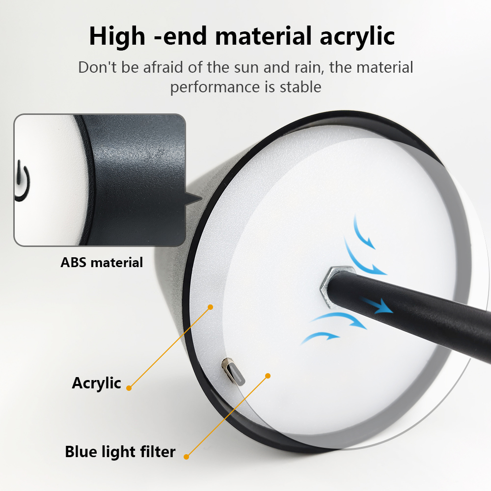 LED Rechargeable Desk Light Wi - огляд і ціна Glass Bed