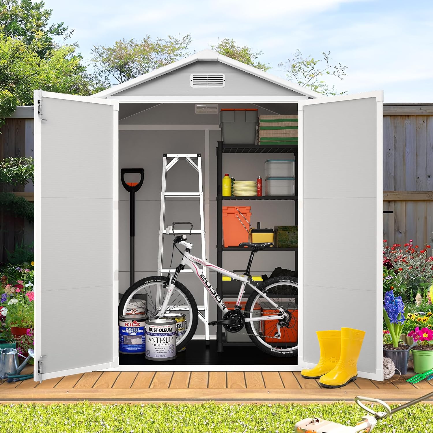 Outdoor Storage Shed 6×4ft Wat - огляд і ціна Uv Resin
